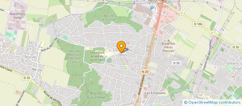 localisation de l'entreprise LA SELLERIE TAPISSERIE à LA VILLE-DU-BOIS
