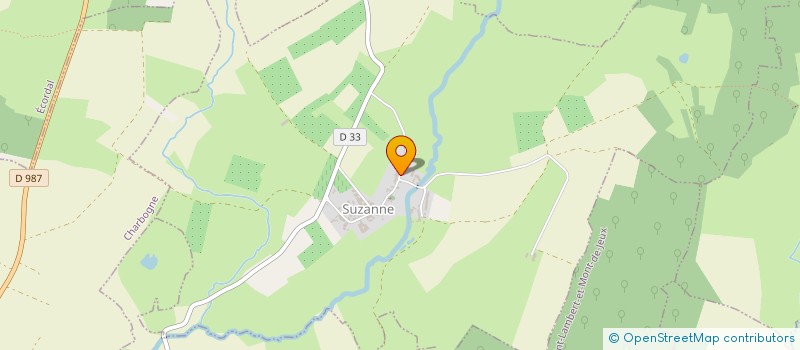 localisation de l'entreprise LA SEMAISON  SUZANNE