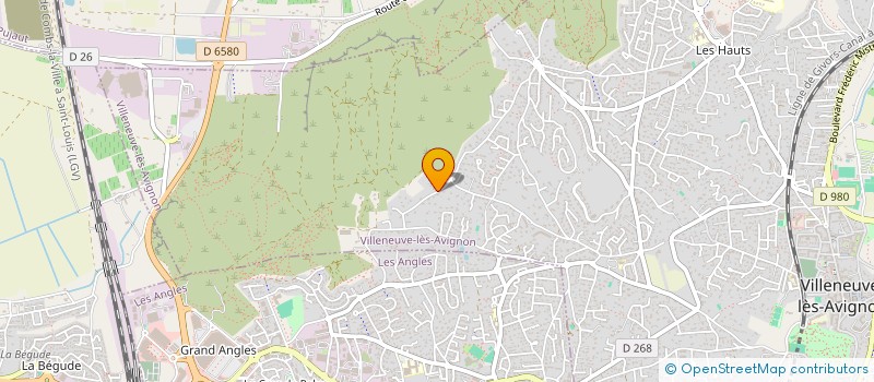 localisation de l'entreprise LA SEMEUSE D'ETOILES  VILLENEUVE-LES-AVIGNON
