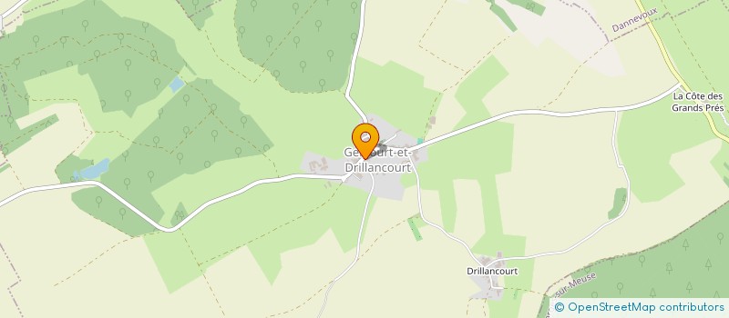 localisation de l'entreprise LA SEMEUSE DU VAL à GERCOURT-ET-DRILLANCOURT