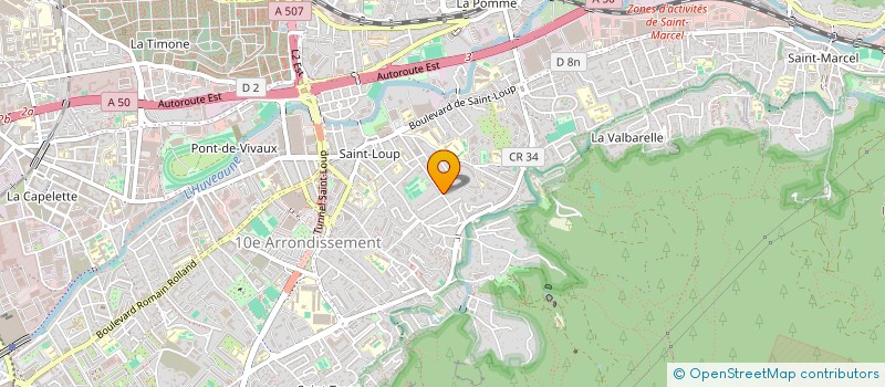 localisation de l'entreprise LA SEMILLANTE à MARSEILLE