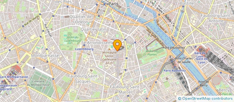 localisation de l'entreprise LA SENADE  PARIS