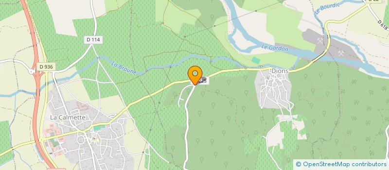 localisation de l'entreprise LA SENEGOLOISE  DIONS