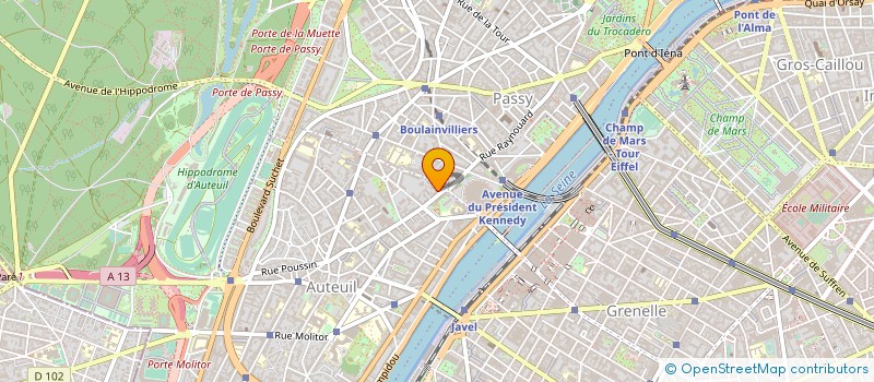 localisation de l'entreprise LA SENLISIENNE DE PORTEFEUILLE à PARIS