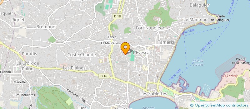 localisation de l'entreprise LA SENOVIRE à LA SEYNE-SUR-MER
