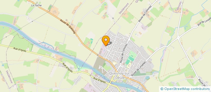 localisation de l'entreprise LA SENSEE à QUESNOY-SUR-DEULE