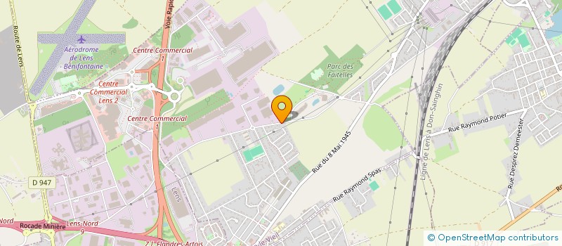 localisation de l'entreprise LA SENTINELLE D'OR  VENDIN-LE-VIEIL