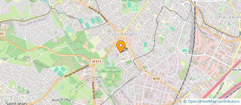 localisation de l'entreprise LA SEPIA DE MONTPELLIER-RENE GARCIA à MONTPELLIER