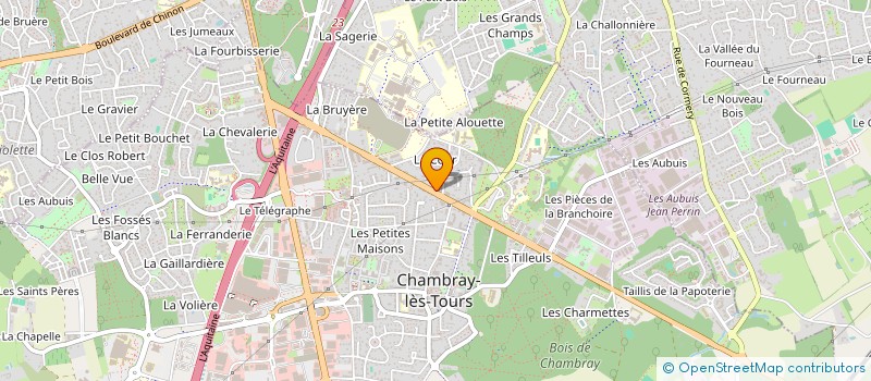 localisation de l'entreprise LA SEPTIEME PORTE  CHAMBRAY-LES-TOURS