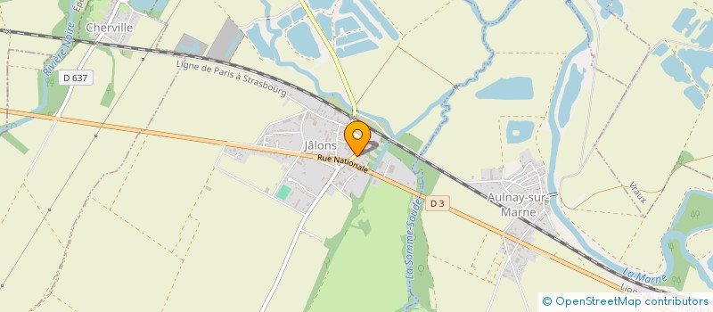 localisation de l'entreprise LA SERAISIENNE  JALONS