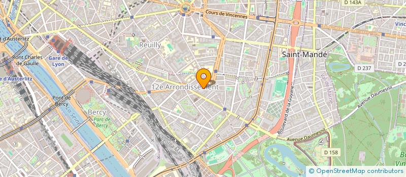 localisation de l'entreprise LA SEREINE  PARIS