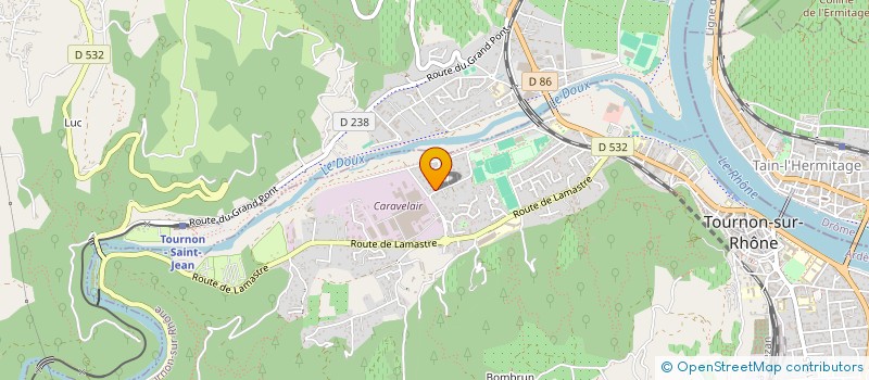 localisation de l'entreprise LA SEREINE à TOURNON-SUR-RHONE