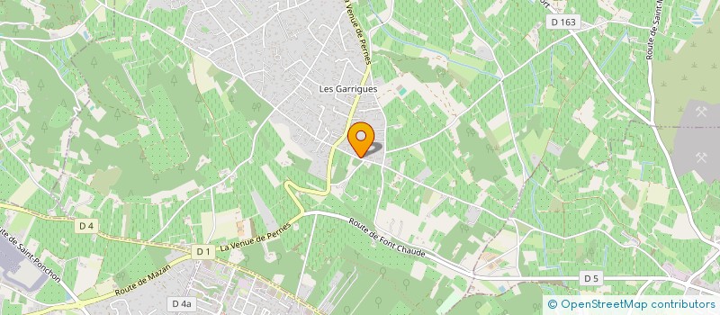 localisation de l'entreprise LA SEREINE  MAZAN