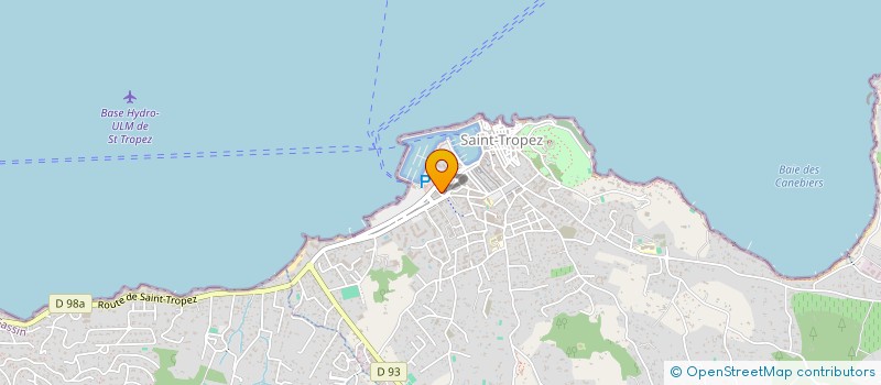 localisation de l'entreprise LA SERENA à SAINT-TROPEZ
