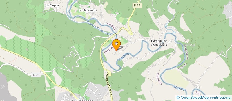 localisation de l'entreprise LA SERENITA  LORGUES