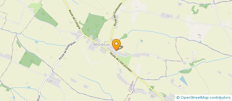 localisation de l'entreprise LA SERETTE  MONBRUN