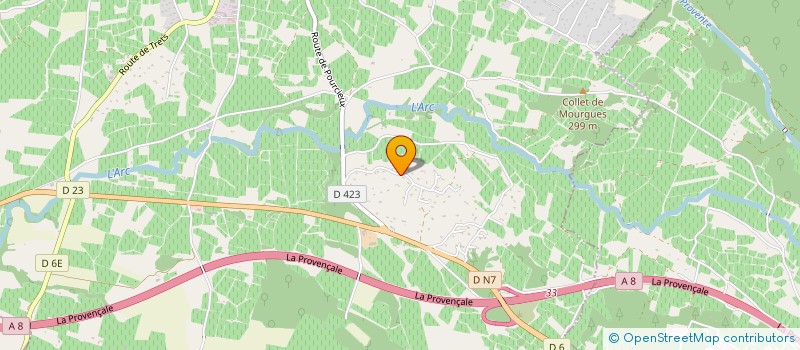 localisation de l'entreprise LA SERONAISE à POURRIERES