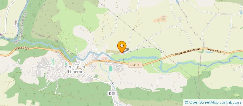 localisation de l'entreprise LA SERPENTINE à CERESTE-EN-LUBERON