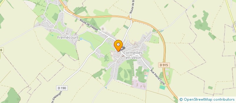localisation de l'entreprise LA SERRE à CORMEILLES-EN-VEXIN