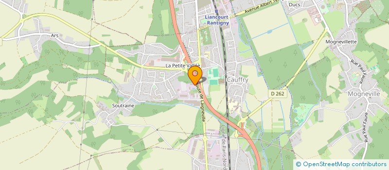 localisation de l'entreprise LA SERRE  CAUFFRY