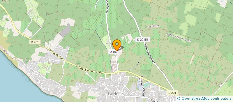 localisation de l'entreprise LA SERRE DES OUCHES à SAINTE-MARIE-DE-RE
