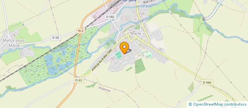 localisation de l'entreprise LA SERRE ENCHANTEE  MARLE