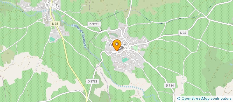 localisation de l'entreprise LA SERRE PASCALE  CRUZY