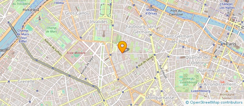 localisation de l'entreprise LA SERRURE DU MONDE à PARIS
