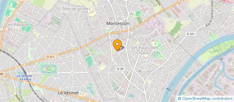 localisation de l'entreprise LA SERRURERIE DE CHATOU à CHATOU