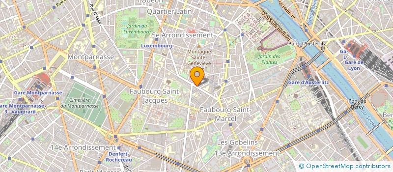 localisation de l'entreprise LA SERRURERIE DU LUXEMBOURG à PARIS