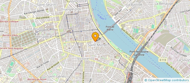 localisation de l'entreprise LA SERVANTE ALLUMEE  BORDEAUX