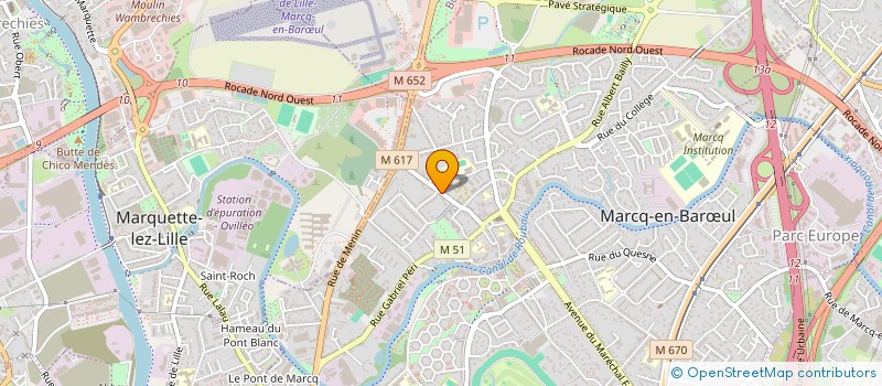 localisation de l'entreprise LA SERVANTINE  MARCQ-EN-BARUL