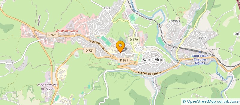 localisation de l'entreprise LA SERVE à SAINT-FLOUR