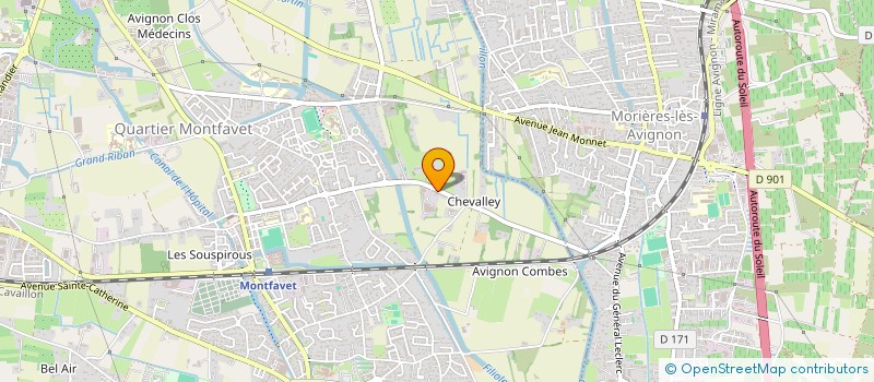 localisation de l'entreprise LA SERVY à AVIGNON