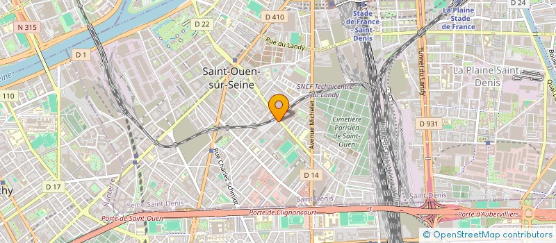 localisation de l'entreprise LA SESSION à SAINT-OUEN-SUR-SEINE