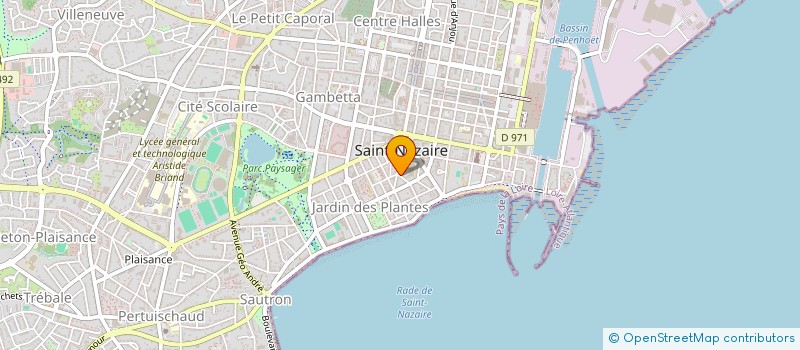 localisation de l'entreprise LA SETRAIE LMNP  SAINT-NAZAIRE