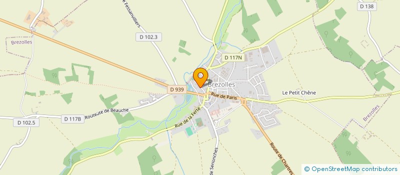 localisation de l'entreprise LA SEUGERAIE à BREZOLLES