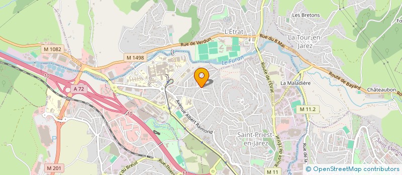 localisation de l'entreprise LA SEVE  SAINT-PRIEST-EN-JAREZ