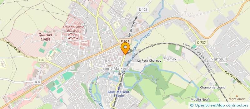 localisation de l'entreprise LA SEVRE  SAINT-MAIXENT-L'ECOLE