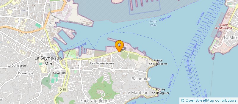 localisation de l'entreprise LA SEYNE COMPOSITES à LA SEYNE-SUR-MER