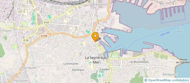 localisation de l'entreprise LA SEYNE ECHAPPEMENT à LA SEYNE-SUR-MER