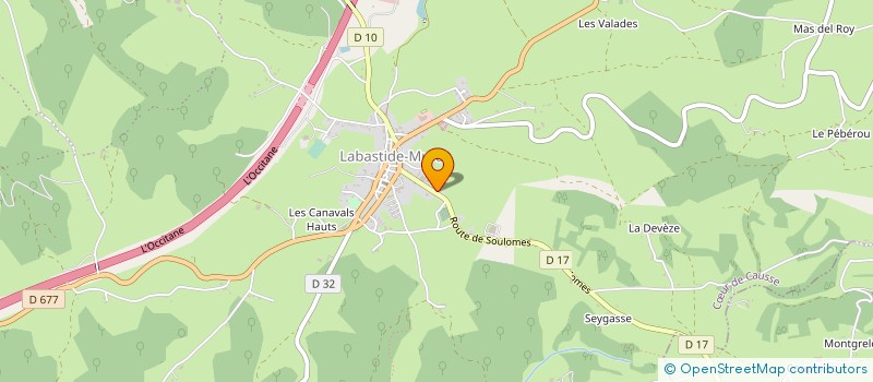 localisation de l'entreprise LA SEYRIE  MONTFAUCON