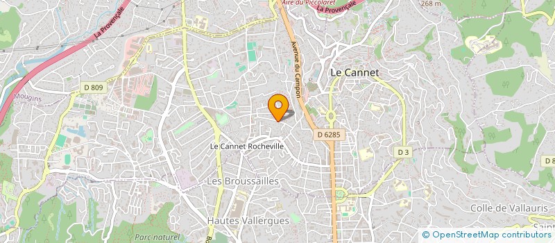 localisation de l'entreprise LA SFB à LE CANNET