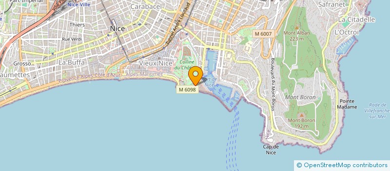localisation de l'entreprise LA SHOUNGA à NICE