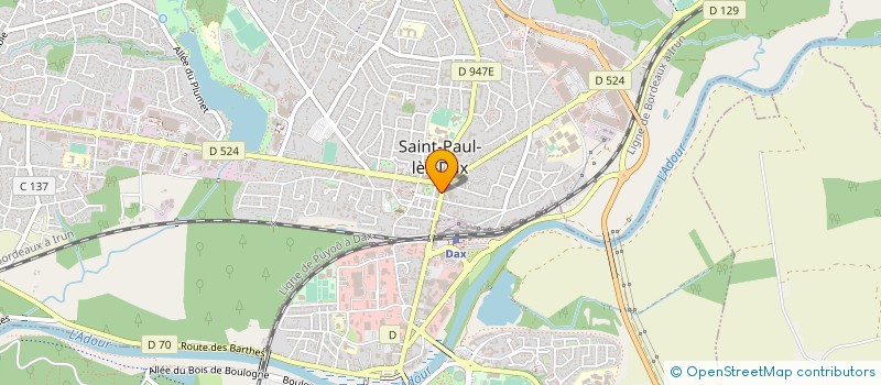 localisation de l'entreprise LA SICILIA à SAINT-PAUL-LES-DAX