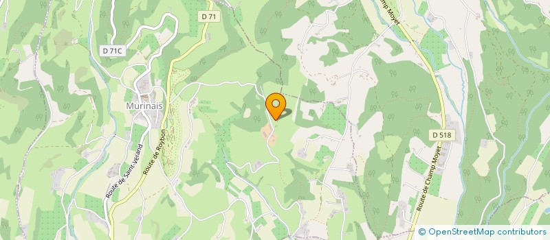 localisation de l'entreprise LA SIERRA  SAINT-APPOLINARD