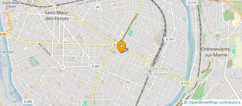 localisation de l'entreprise LA SIESTA  SAINT-MAUR-DES-FOSSES