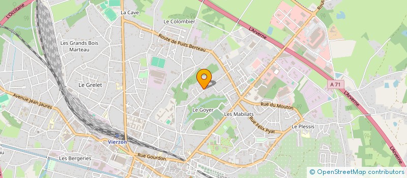 localisation de l'entreprise LA SIESTA  VIERZON