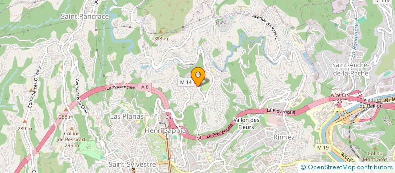 localisation de l'entreprise LA SIGALE  NICE