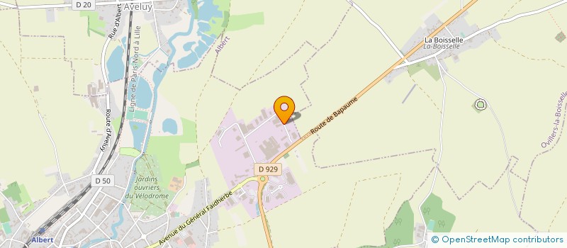localisation de l'entreprise LA SIGNAL PICARDIE à ALBERT